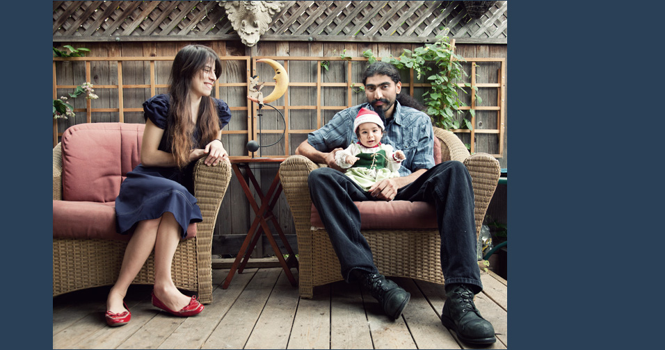 infant with dad - beverly hills child photography