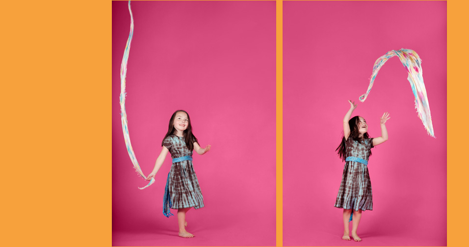 young girl having fun - los angeles child photography